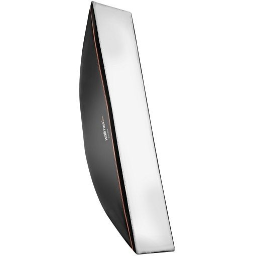 Walimex pro Softbox Orange Line 40x180, inkl. Front- und Zwischendiffusor sowie Transporttasche, 1018782