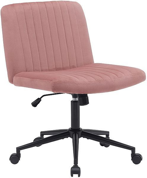 CLP Bürostuhl Kingman Samt, pink, 325354, 4255716341961