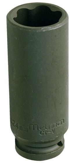 Metrinch 1/2" Kraft-Stecknuss lang 28 mm und 1 1/8", MET-2268