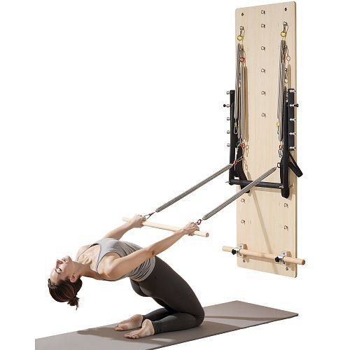 VEVOR Pilates Reformer zur Wandmontage, Sprungbrett aus Ahorn, Trainingsgerät mit Widerstandsfedern für Heim-Fitnessstudio, PLTQBMC00000QBKQHV0
