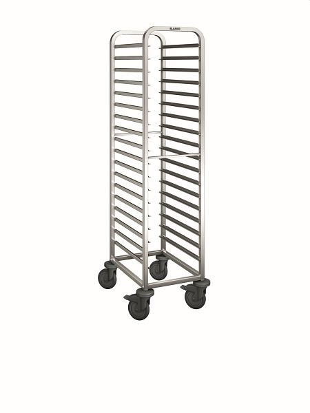B.PRO RWR 160 Regalwagen aus rostfreiem Edelstahl mit Kunststoffrollen, 572934