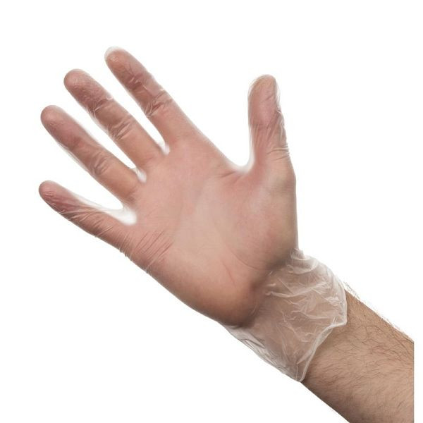 Vogue Vinylhandschuhe puderfrei transparent XL, VE: 100 Stück, Y247-XL