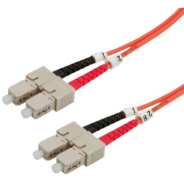 ROLINE LWL-Kabel 62,5/125µm SC/SC, OM1, orange, 2 m, 21.15.9302