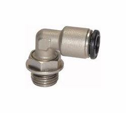 Riegler L-Steckverschraubung, drehbar, Außengewinde zylindrisch mit O-Ring (NBR), 108603