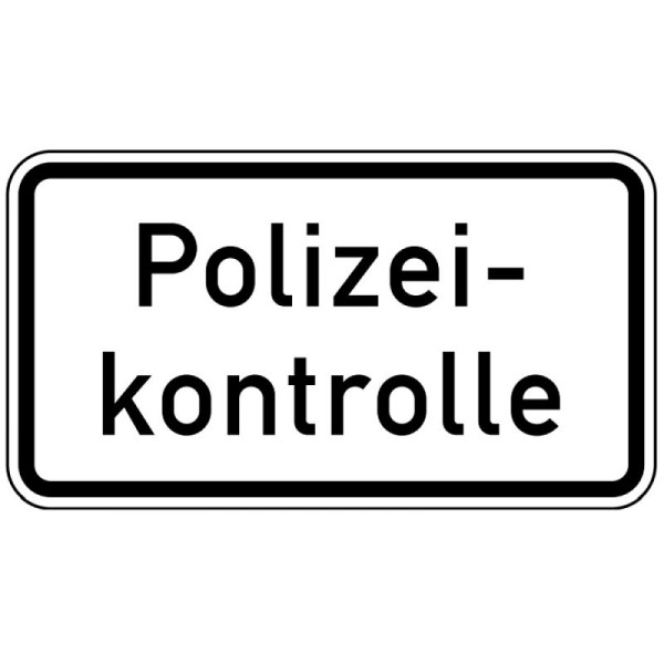 Stein HGS Polizeikontrolle Nr. 1007-58, 330x600mm /RA1/Flachform 3mm, 1007-58-213
