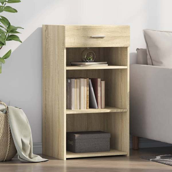 vidaXL Sideboard Sonoma-Eiche 50x42,5x93 cm Holzwerkstoff, 846329