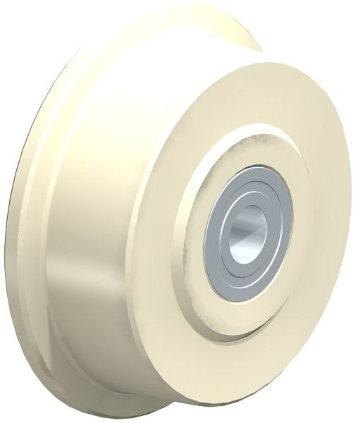 Blickle SPKGSPO 125K Rad aus Gusspolyamid, Weiß, 607721