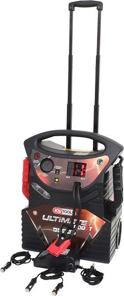 KS Tools 12 V + 24 V Batterie-Booster, mobiles Starthilfegerät 2340 A, 550.1825