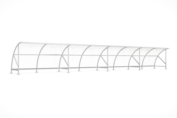 WSM Überdachung Bamberg B 1/16 verzinkt als Bausatz, 102100418