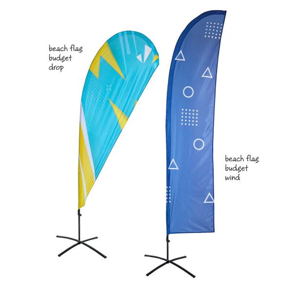 Showdown Displays Beachflag Budget Wind und Drop Extra Large, BFB-XL