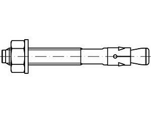 ART 88582 FISCHER-Bolzen galvanisch verzinkt FBN II 16/100 VE=S (10 Stück)