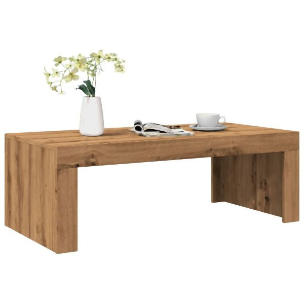 vidaXL Couchtisch Artisan-Eiche 102x50x35 cm Holzwerkstoff, 856683