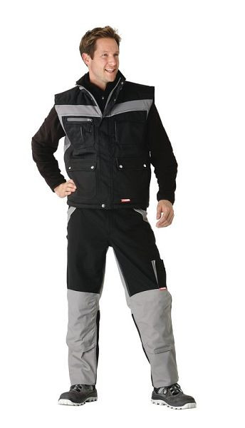 Planam Plaline Winterweste, schwarz/zink, Größe 4XL, 2580068