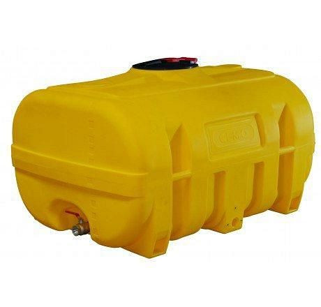 Cemo PE-Fass 1000 L kofferförmig gelb, 8274, 4052886037461