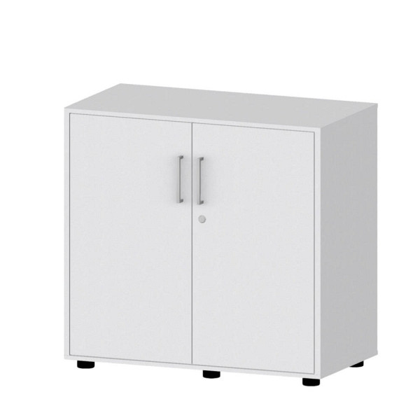 Deskin Flügeltürenschrank EVO, Dekor lichtgrau, B 800 x H 758 x T 420 mm, 275218