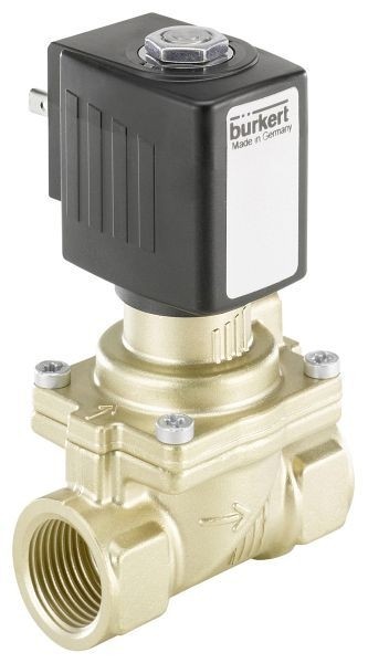 Bürkert 2/2-Wege-Magnetventil, servo, Typ 6281-EV-A13,0BBMSGM85-5-230/56-08, 65 mm, Gewinde 3/4, 221849