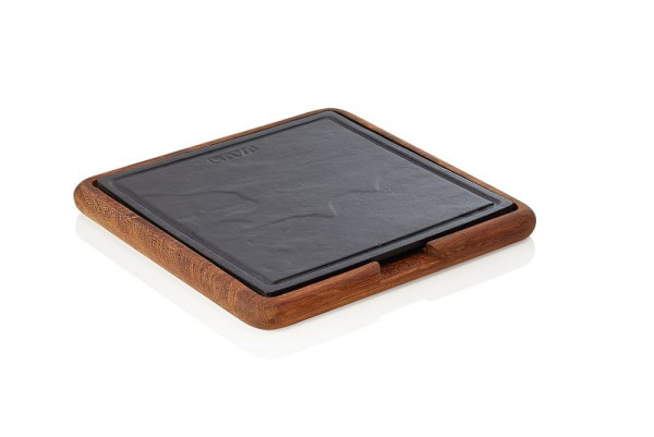 WAS Servierplatte emaillierter Gusseisenplatte, viereckig, 367303025