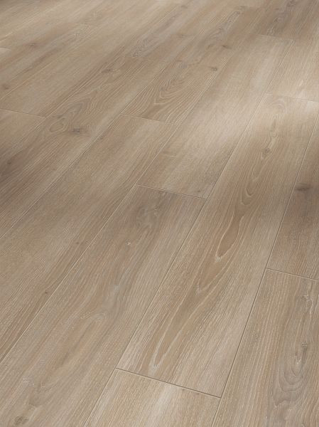 Parador Laminat Classic 1050 Eiche Skyline perlgrau Landhausdiele Naturmattstruktur 4-seitige V-Fuge, VE: 10 Stück, 1601448