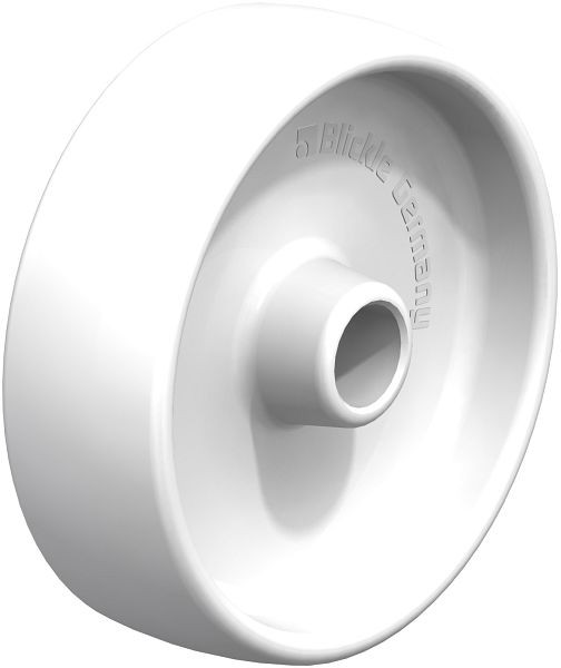 Blickle PO 125/20G Rad aus Polyamid, Weiß, 46508