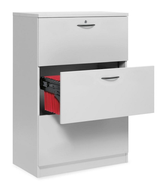 Deskin Hängeregistraturschrank MULTI M, Dekor lichtgrau, B 800 x H 1145 x T 420 mm, 291547