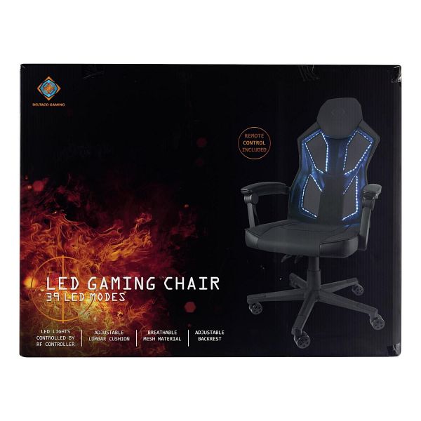 Deltaco Gaming Stuhl mit RGB-Beleuchtung GAM-086 günstig versandkostenfrei  online kaufen: große Auswahl günstige Preise