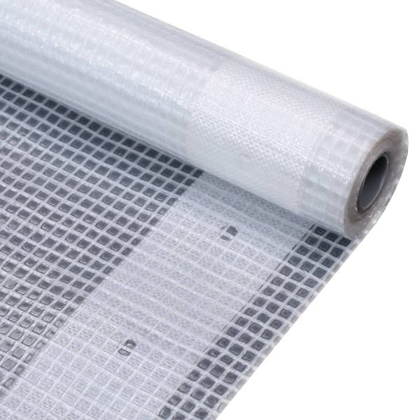 vidaXL Leno-Abdeckplane Weiß 4 x 15 m 260 g/m², Material: Polyäthylen: 100%, 45566