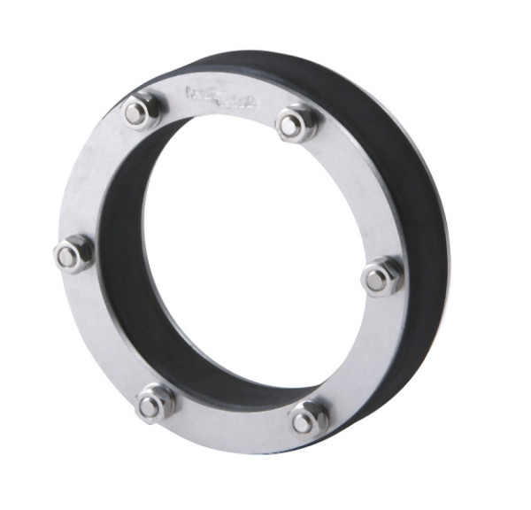 Hauff Individuelle Ringraumdichtung mit Edelstahlpressplatten HRD68 F 9x12 b30 A2/EPDM55, 2702226810
