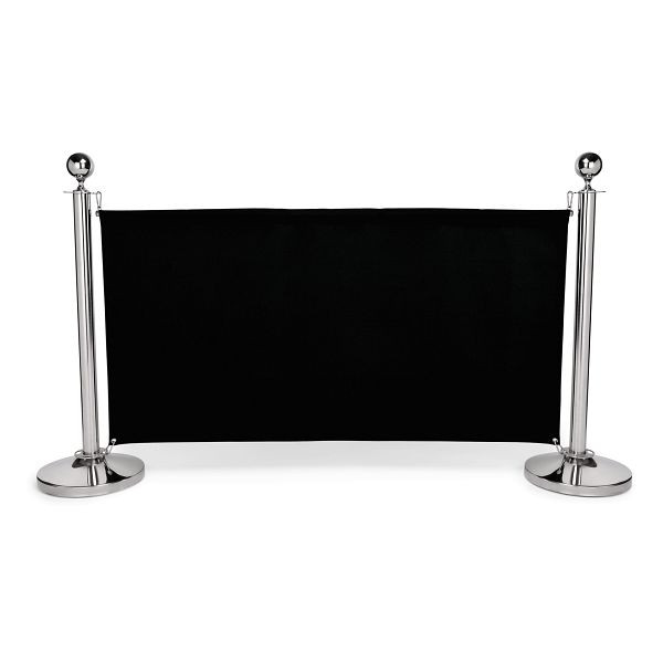 WAS Sichtschutz, 140 x 70 cm, schwarz, 2219604, 4044925063333