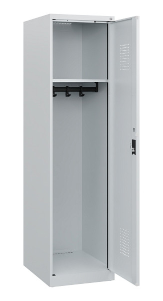 C+P Spind Evolo PLUS, 1 Abteil, 1530x400x500mm, 7035/7035, Zylinderschloss, 0490005-12 S10040