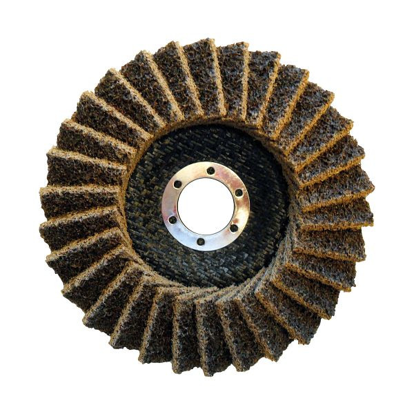 Flexovit SPEEDOFLEX Tellerfächerschleifscheiben für die Oberflächenbearbeitung, Durchmesser: 115 mm, MED, VE: 5 Stück, 69957310427