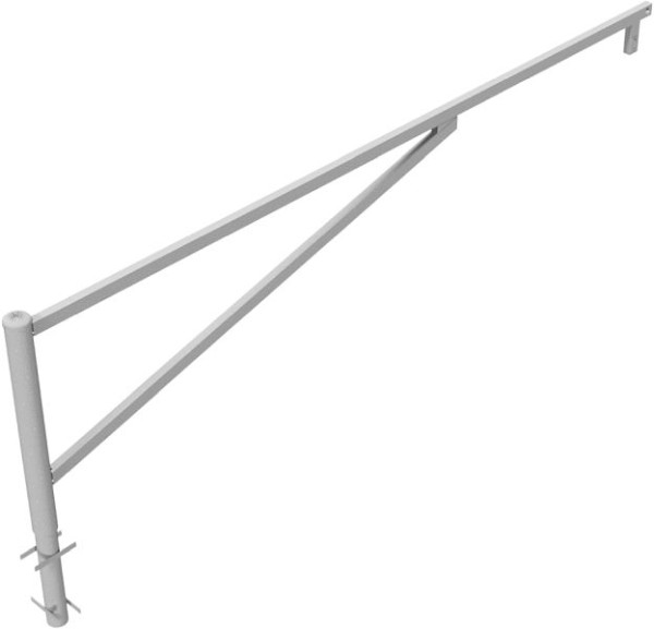 Schake Drehschranke, zum Einbetonieren, feuerverzinkt, lichte Weite: 3500 mm, mit Profilzylinderschloss, 413_350Z