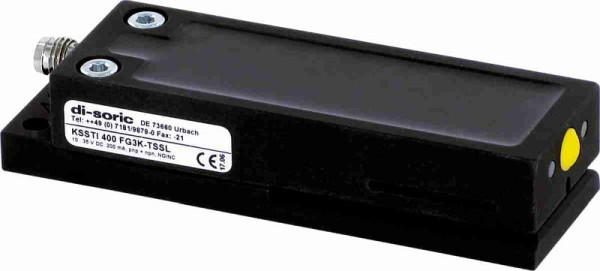 di-soric KSSTI 600 G3K-TSSL Kapazitiver Etikettensensor, Stecker, M8, 3-polig, Gabelweite 0,6 mm, 202882