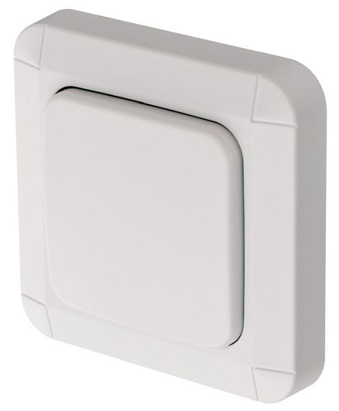 Brennenstuhl BrematicPRO Smart Home Wandschalter für innen und aussen (Funk-Wandtaster zum Kleben oder verschrauben, steuerbar über App), 1294600