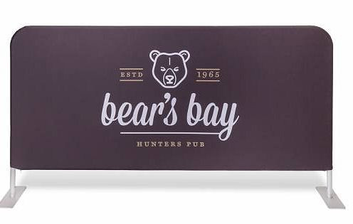 Showdown Displays Zipper-Barrier Druck Doppelseitig, ZWBARRIER-GDS