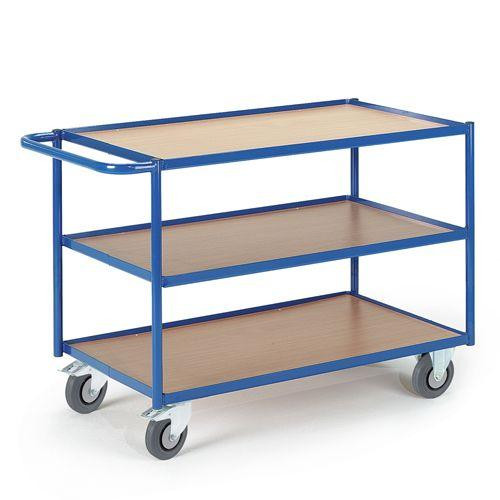 Rollcart Tischwagen mit 3 Etagen (1190x600), Tragkraft: 300 kg, 08-7434