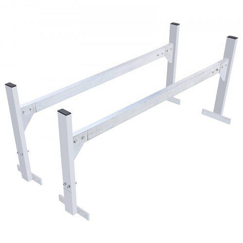 VEVOR Dachleiterträger Relingträger 2 Stück 300–2060 mm Länge Einstellbar Truck Rack 150–230 mm Höhe, 181 kg Belastbar, XSHCH24006775RD9SV0