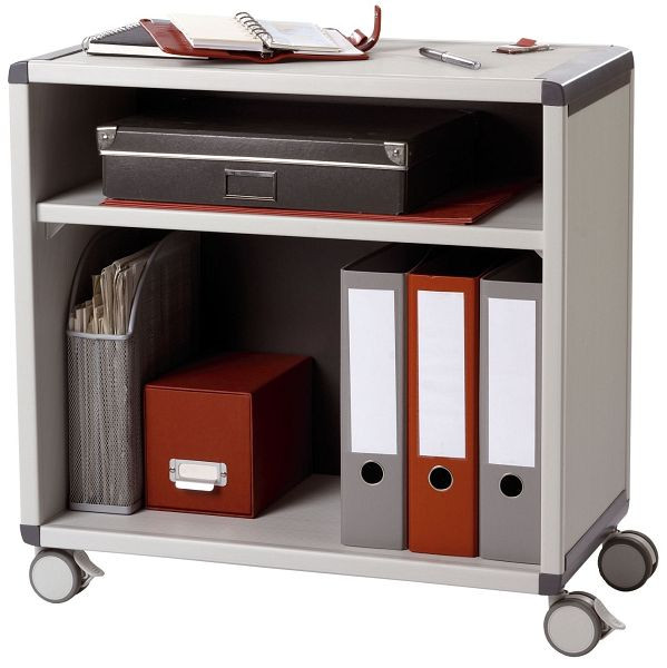 PAPERFLOW Mobile Aktenordnerregale 1 Fach grau/anthrazit, DM1K2.11