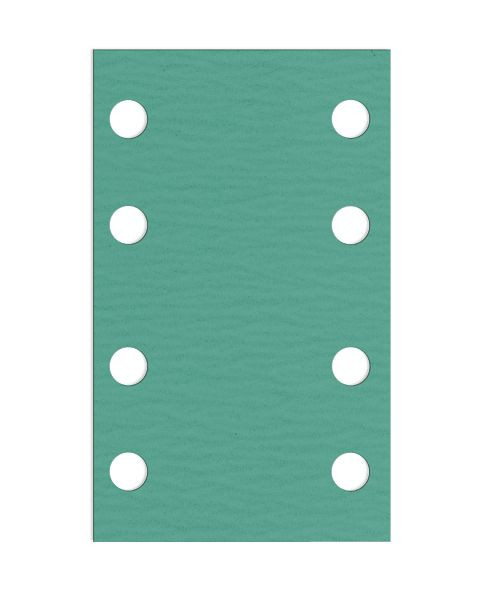 Klingspor PS 77 CK Streifen kletthaftend wirkstoffbeschichtet, 80 x 133 mm Korn 80 Lochform GL18, mit Papierunterlage, VE: 100 Stück, 353126