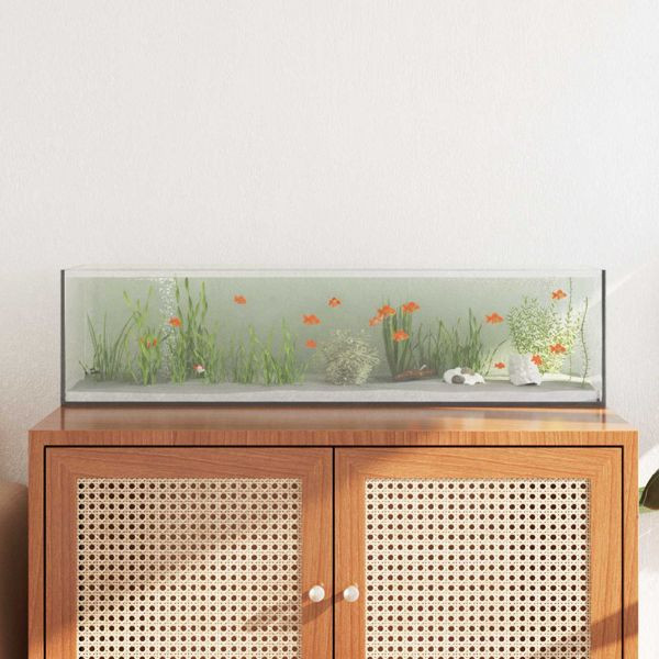 vidaXL Aquarium mit Speicher Transparent 80 x 20 x 20 cm Glas, 42020386