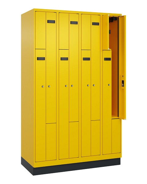 C+P Z-Spind Evolo PLUS, Sockel, 8 Fächer, 1950x1200x500mm, 1023/1023, Zylinderschloss, 049023-408 S10044