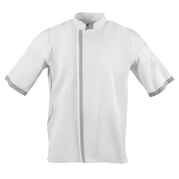 Southside Unisex Kochjacke kurze Ärmel weiß XS, B998-XS
