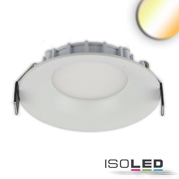 ISOLED LED Downlight, 8W, ultraflach, ColorSwitch 2600/3100/4000K, dimmbar, 112941