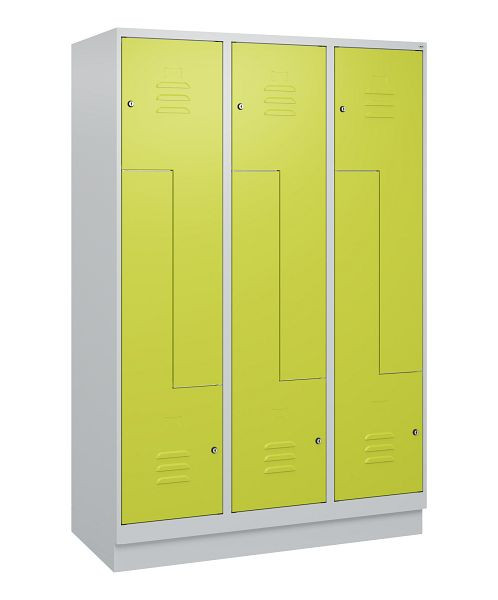 C+P Z-Spind Classic PLUS, Sockel, 6 Abteile, 1800x1200x500mm, 7035/0024, Zylinderschlösser, 0800237-326 S10025