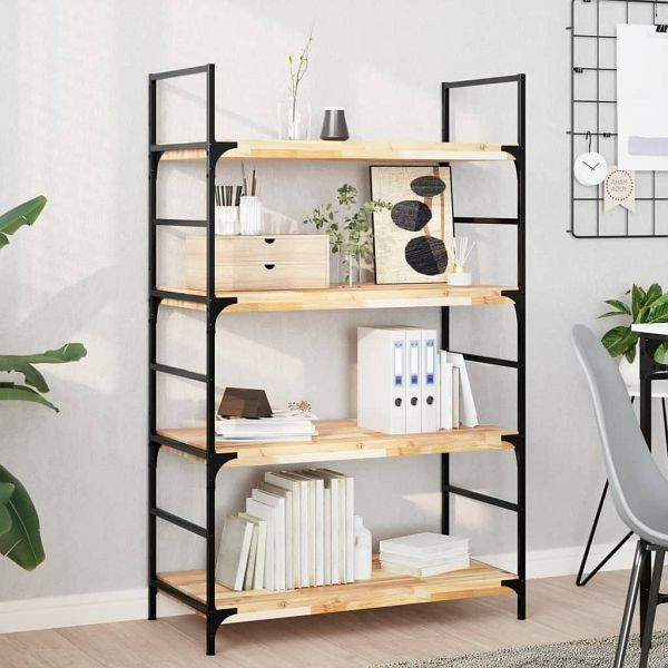vidaXL Schweberegale 2 Stück 100x40x4 cm Massivholz Akazie Unbehandelt, 3279480