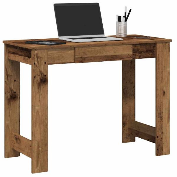 vidaXL Schreibtisch Altholz-Optik 100x45x75 cm Holzwerkstoff, 860434