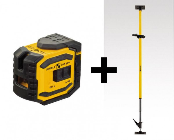 Laser Entfernungsmesser Stabila : Stabila kreuzlinien lot laser lax 300 5 teiliges set ve: 1 stück