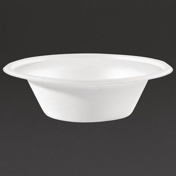 Fiesta Compostable kompostierbare Schalen aus Bagasse 35cl (50 Stück), FC510