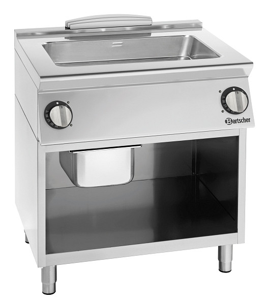 Bartscher Multibräter 900 E43L, Eigenschaften: Abgerundete Wanne, 299426