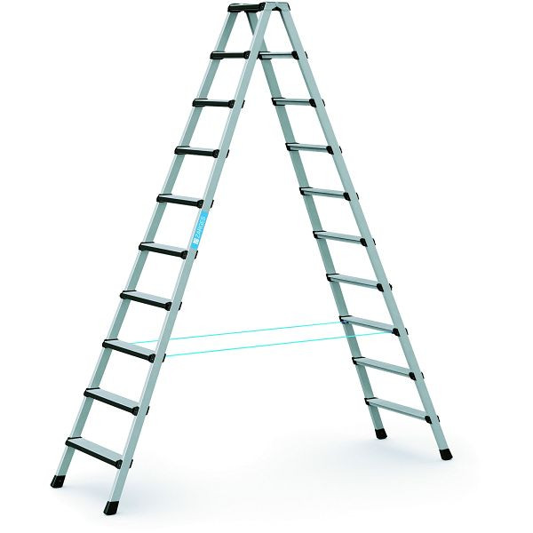 ZARGES Comfortstep B - LM-Stufen-Stehleiter 2 x 10 Stufen, 41438