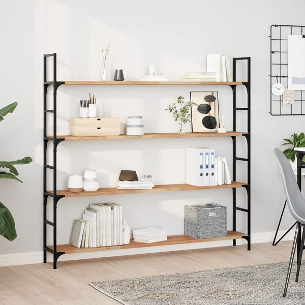 vidaXL Schweberegale 4 Stück 160x20x2 cm Massivholz Akazie Ölbehandelt, 3279522